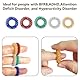 Akupressur Ringe Set - 10PCS Massageringe für Finger Akkupressurringe, Massage Ring für Stress Reduzierstück und Förderung der Durchblutung, Fingermassage oder Zehenmassage