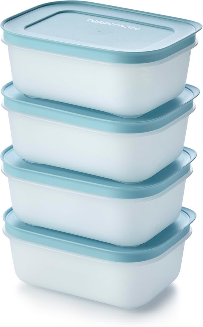 Compact Tupperware FreezerMates Small Low Set (4) for Optimal Storage