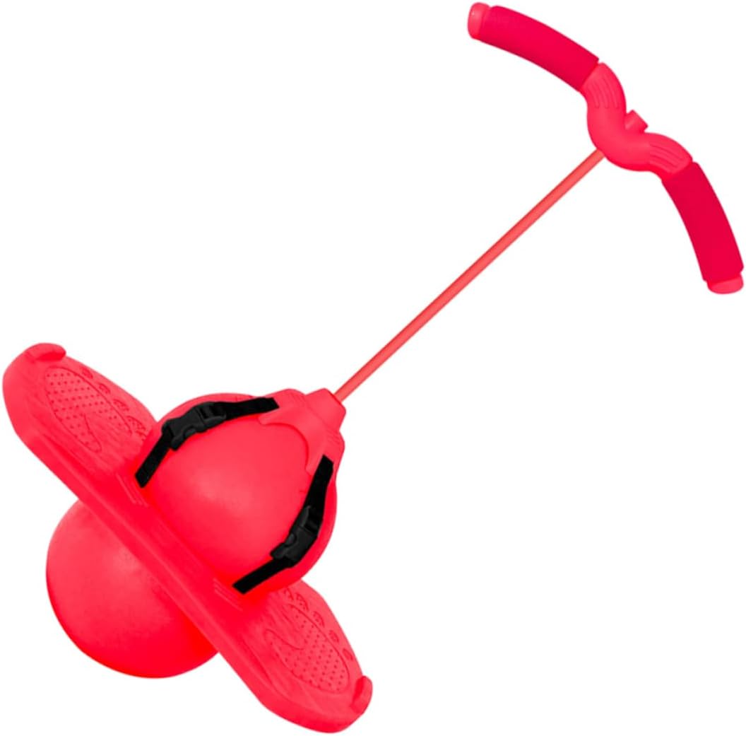 BESPORTBLE 1Set Jumping Ball with Handle for for Active Play Non Slip Pedal Soft Material Great for Birthdays Bouncing Ball for Boys