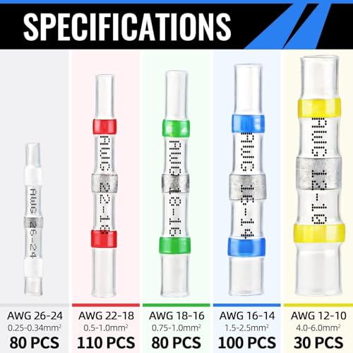 Sopoby AMAZON-SOP-1115US 400Pcs Solder Seal Wire Connectors thumb #1