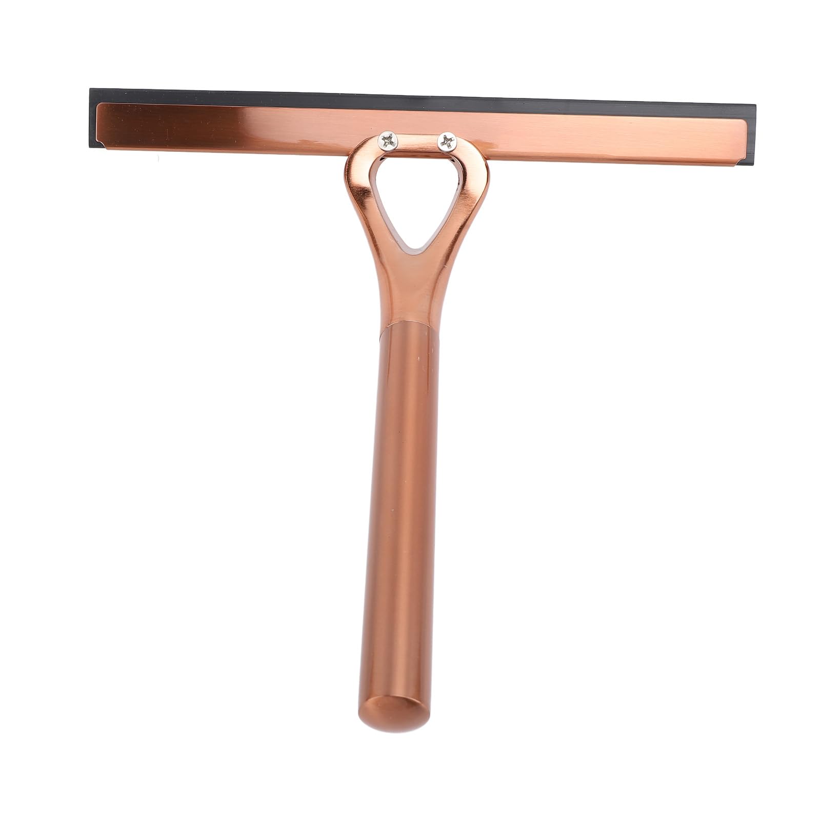 Aramox Tergicristallo per Doccia in Acciaio Inossidabile 304, Pulitore Multifunzionale per Bagno per Specchi, Finestre e Piastrelle - Spazzola in Silicone con Gancio per Appendere (bronzo antico)