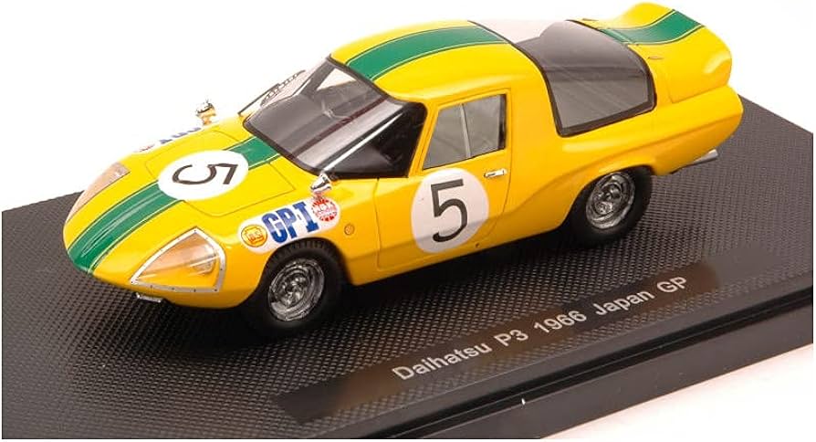 Amazon.co.jp: EBRRO 1/43 DAIHATSU P3 1966 Japan GP No5 完成