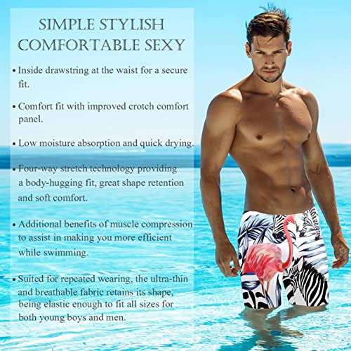 Swim jammers traje de baño para hombre natación largo multicolor M 3