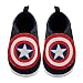 Marvel Baby Boy's Avengers Captain America Character Low Top Denim Sneakers Accessory, navy blue, 3-6M