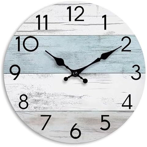 KECYET Silent Wooden Wall Clock Cover