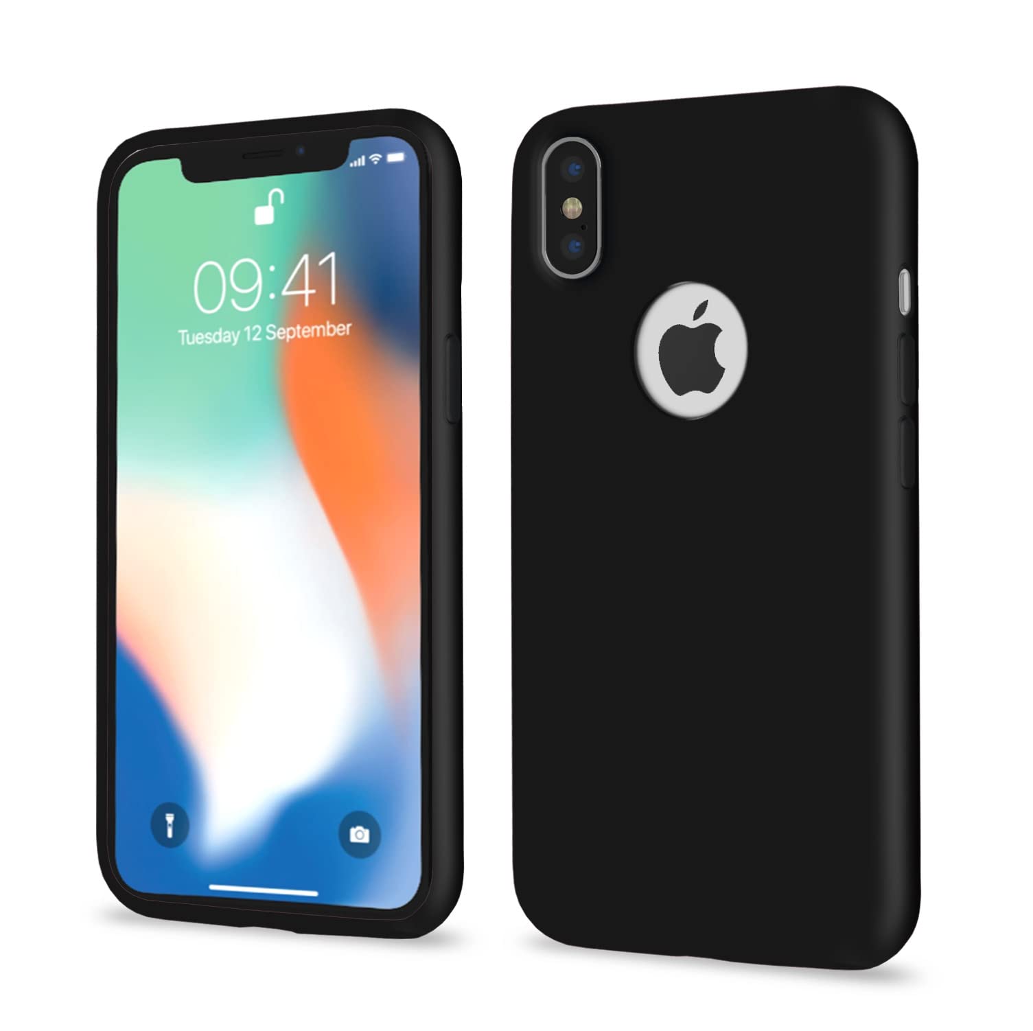 Pikkme Back Cover | Full Camera Protection | Raised Edges | Super Soft Silicone | Bumper Case for iPhone X/Xs (Black) (B0C3RMXH9N) Amazon Price History, Amazon Price Tracker