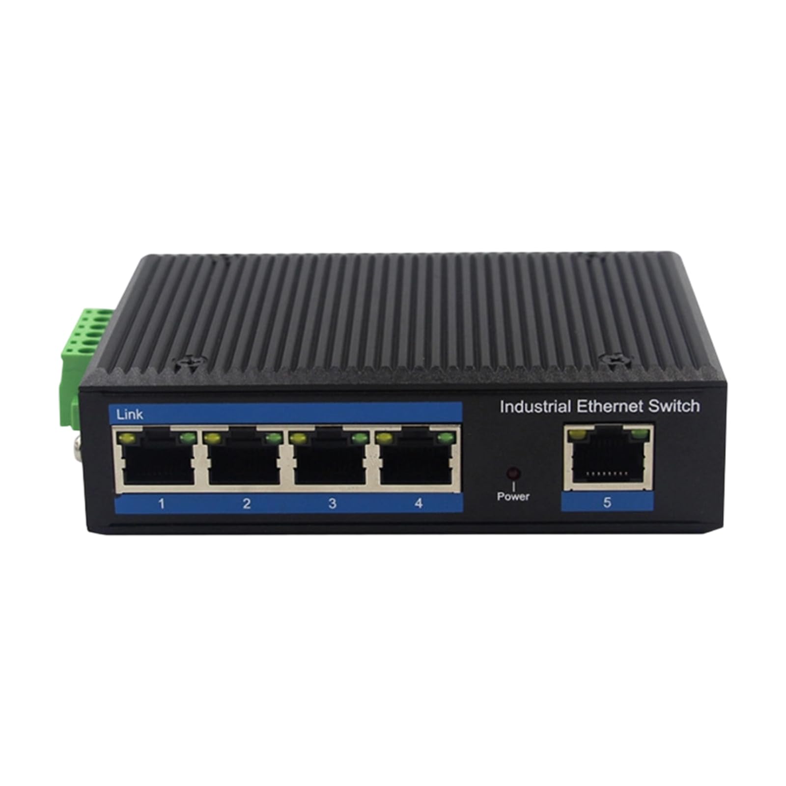 Switcher Rete a 5 Porte con velocità 100 Mbps e Design a Basso Rumore Protezioni industriali per uffici Utilizza Switcher Rete