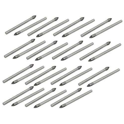Foret à tête triangulaire Uxcell a17010200ux0544 pour stopper les dérapages sur le métal lisse