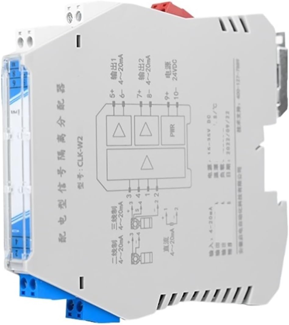 DC Signal Isolator Analog Module Current 4-20mA to Voltage 0-10V Distributor one Input Three Output one Input Four Output(One Input and Three outputs)