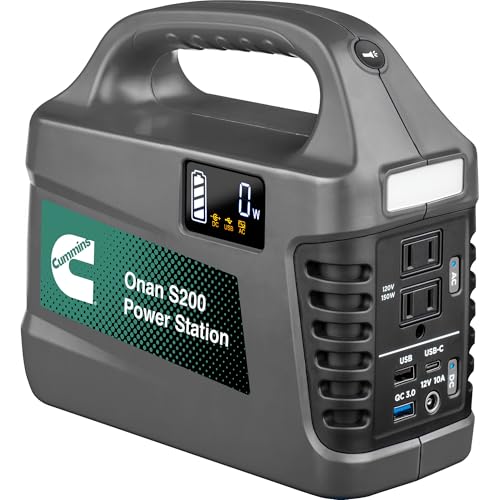Cummins 194Wh 300 Peak Watt Portable Power Station & Solar