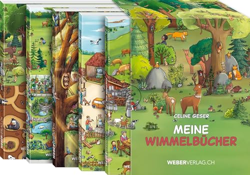 Meine Wimmelbücher: 5er-Set mit Schuber