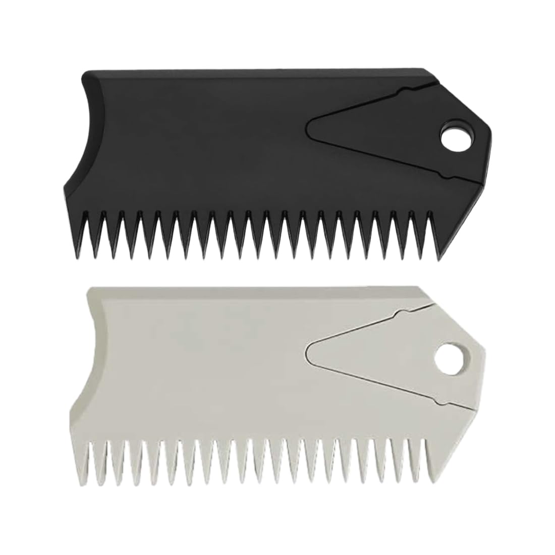 Juego de peines para encerar tablas de surf de 2 piezas, parafinas y ceras, con llave para quillas