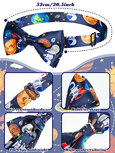 Newcotte 3 Pcs Boy's Bow Ties for Kids Toddler Child Cute Adjustable Costume Pre Tied Bowties for Kids Wedding Birthday Party3
