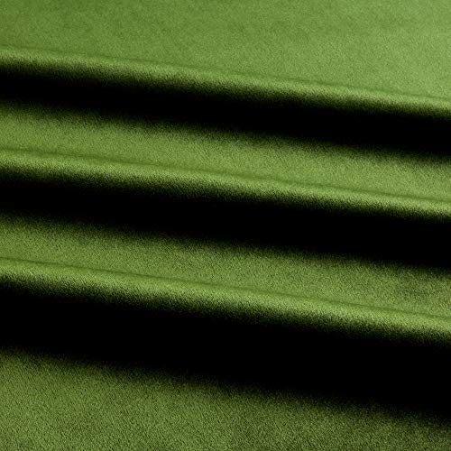 Royal Velvet Moss Green, Fabric By The Yard