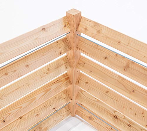 Foto von WESTMANN Holz Komposter Natur 100x100x80 cm