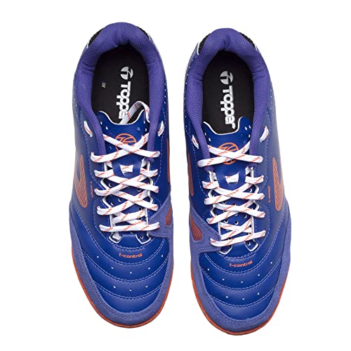 Chuteira Futsal Topper Dominator TD IV Azul - 43