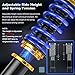MOSTPLUS Adjustable Height Coilovers Struts Compatible for Honda Civic 1993-2000 EK EJ EM Coil Spring Over Shock Front Rear (Set of 4)