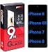 Produktbild tomaxx [10 Stück Panzerglas für iPhone SE 2020, iPhone 6, iPhone 6S, iPhone 7 und iPhone 8, Gehärtetes Schutzglas Glas 9H Schutzfolie 9H Härte, Kratzfest, Blasenfrei