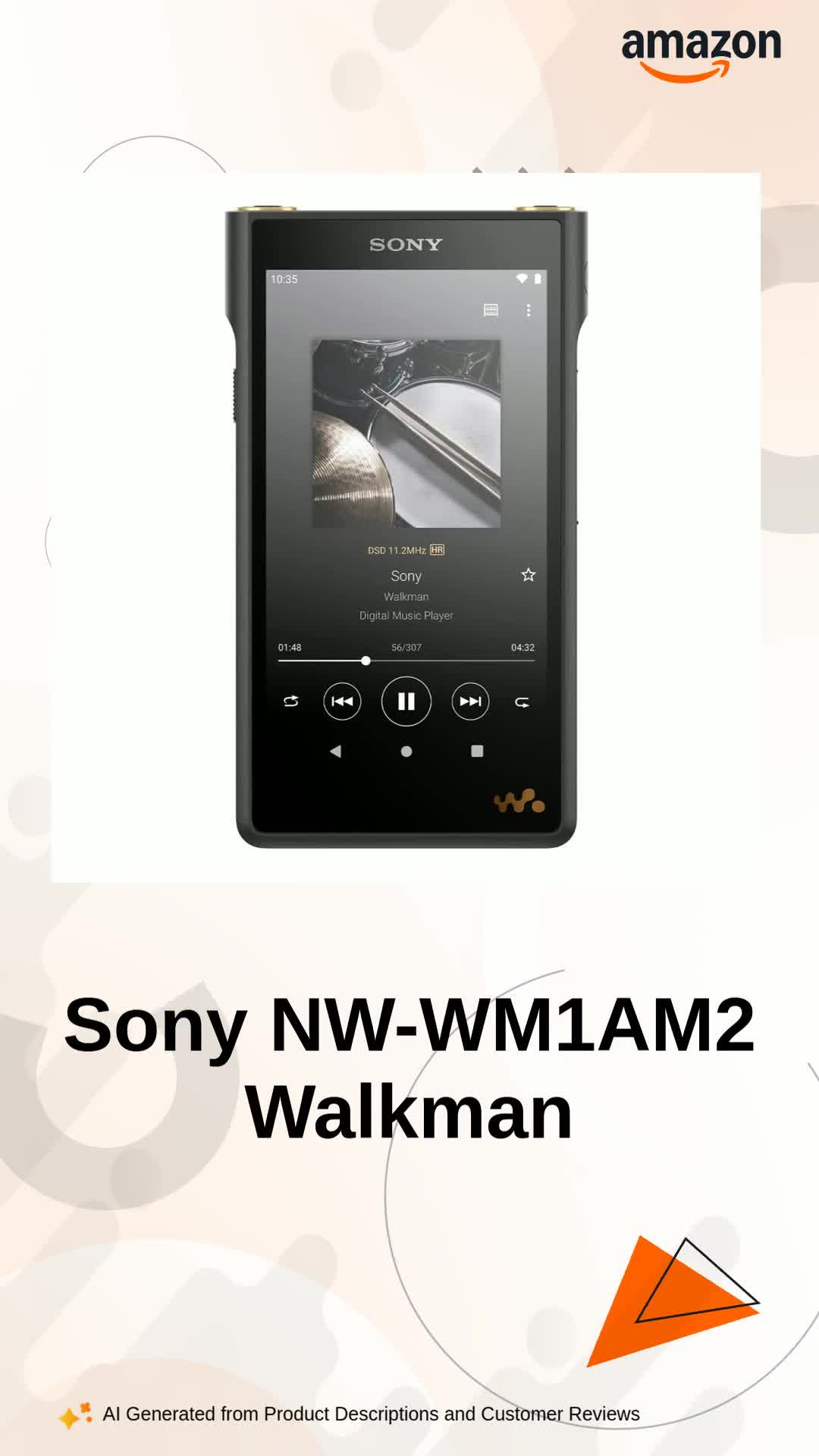 Sony NW-WM1AM2 Walkman Digital Music Player