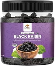 NUTORIA HEALTH FRUITS & NUTRITION Black Raisins 1 kg | Kali Kishmish | Munakka Dry Fruits | Naturally Sweet and Tasty | Pure Seedless Kismis Raisins | Healthy Snacks | Kali Draksh