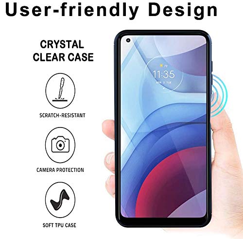 Coque Moto G Power 2021 anti rayures protection gel bleu 6,6 - 6