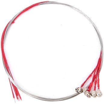 Bnineteenteam Violin Strings Violin E Strings Violin Strings Replacement Steel Strings for 3/4 and 4/4 Size Violins Pack of 5
