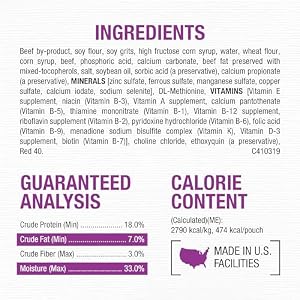 Purina Moist and Meaty Canine Meals Chopped Burger Tender Canine Meals Pouches - 36 ct. Pouch Purina Moist and Meaty Canine Meals Chopped Burger Tender Canine Meals Pouches – 36 ct. Pouch