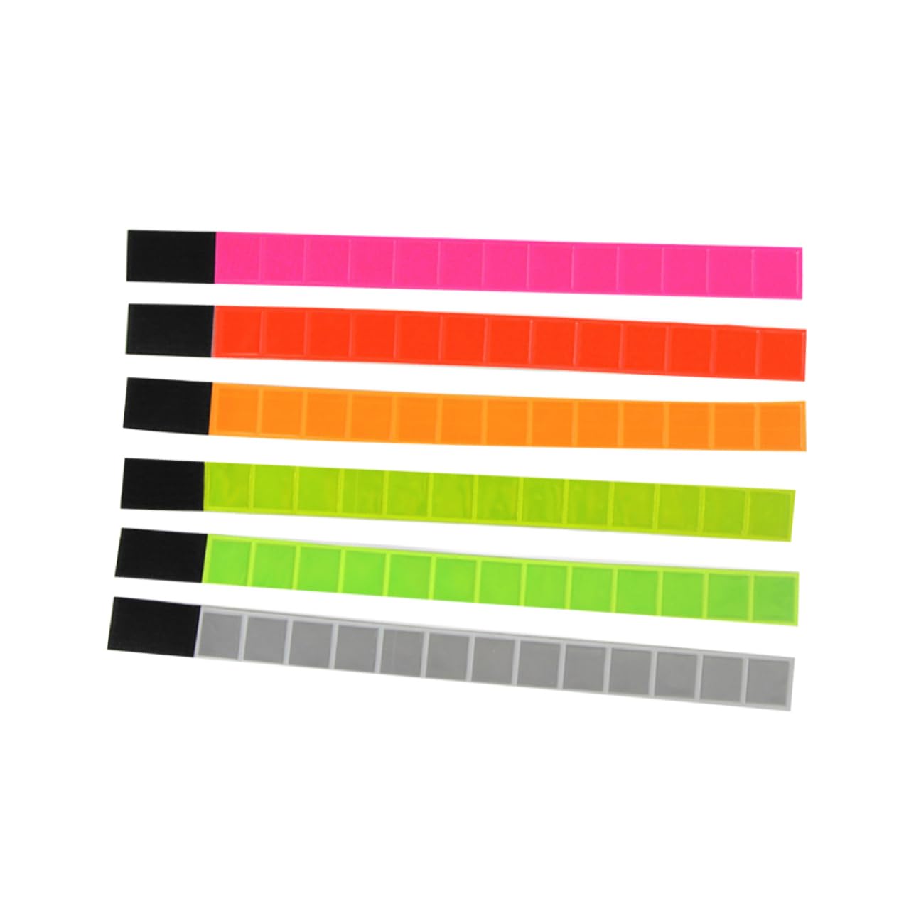 BESPORTBLE 3 Juegos De Pulseras Reflectantes De Seguridad para Correr por La Noche Correa Elástica para Ciclismo Reflectante para Exteriores 6 Unidades X 3