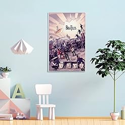 Poster The Beatles – Caricature décorative sur toile, affiches murales et image d’art – Décoration moderne pour chambre… - Les Beatles, Paul McCartney, John Lennon, RIngo Starr, George Harrison Poster The Beatles - Caricature décorative sur toile, affiches murales et image d'art - Décoration moderne pour chambre… – Image 4