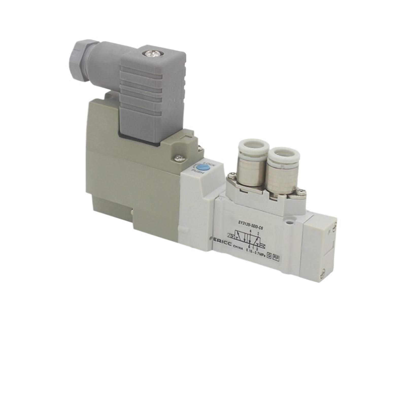 Électrovanne 5 ports SY5120 vanne d'automatisation pilote interne 2 positions