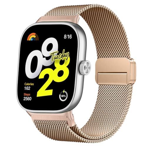 [MosFoil] Xiaomi Redmi Watch 6/Redmi Watch 5/4 �����o���h �~���l�[�[ �X�e�����X�� ���b�h�~�[�E�H�b�`6 �����x���g ���C�o�b�N���t�� ���v�o���h�}�O�l�b�g�� Xiaomi Smart Band 9 Pro/
