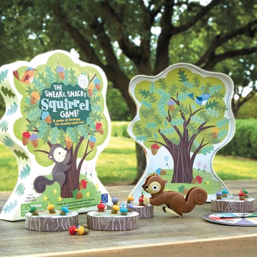 Learning Resources Sneaky Snacky Squirrel Spiel – Farb- & Greifspiel für Kinder ab 3 Jahren – Fördert Feinmotorik, Farbenlernen & soziale Fähigkeiten – Geschenkidee