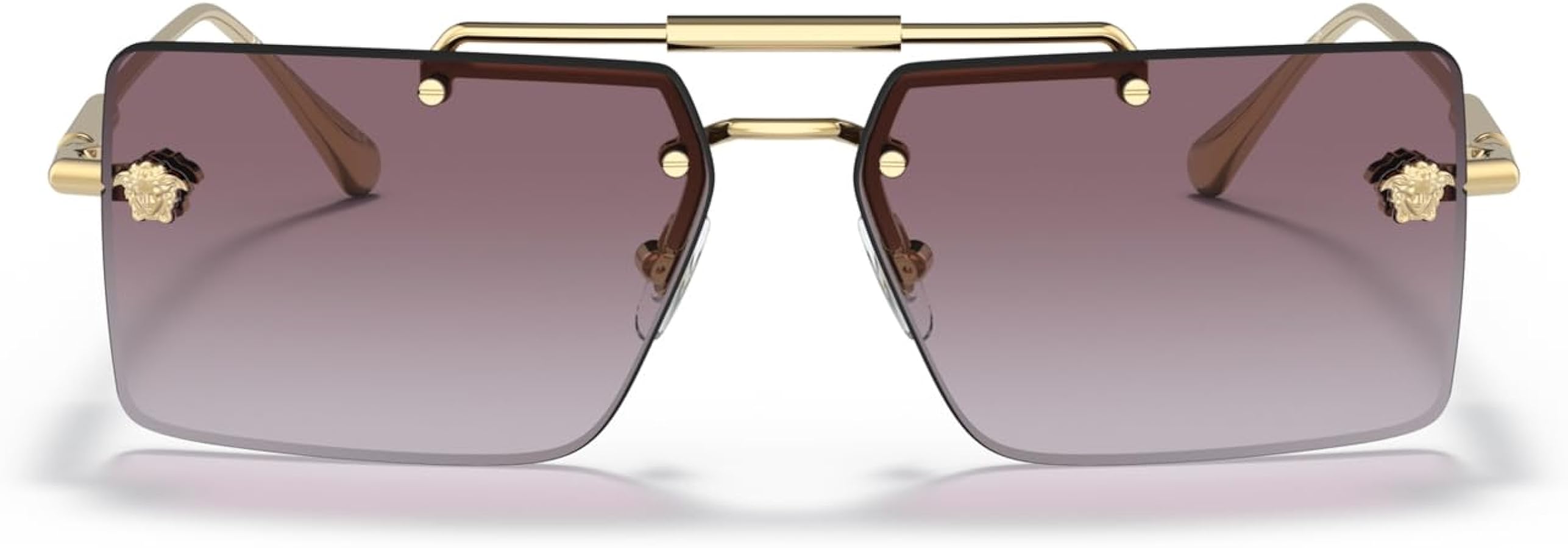 VERSUS VERSACE　サングラス Versus Sunglasses 1996 by Gianni Versace Vintage Gold Oval MOD F22