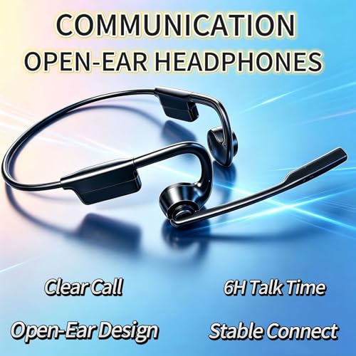 Auriculares de conducción ósea Zunate Bluetooth 5.3 impermeables IPX5 para correr 3