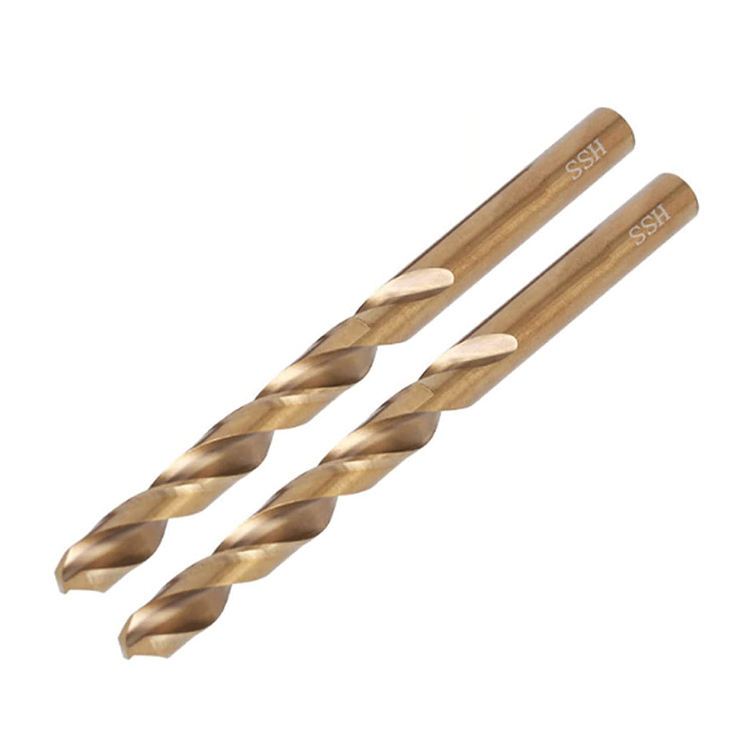 TA-VIGOR 2Pcs 10mm Straight Shank Twist Drill Bit