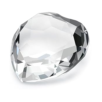 Amazon | Doyime 水晶 ダイヤモンド 透明 ハート形 80mm