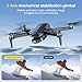 DEERC D65 Drone with 4K UHD Camera for Adults, 2-Axis Gimbal & EIS Stabilization, Under 249g Foldable GPS Quadcopter with Brushless Motors, Follow Me, Waypoint, Orbit, Auto Return, Beginner Friendly