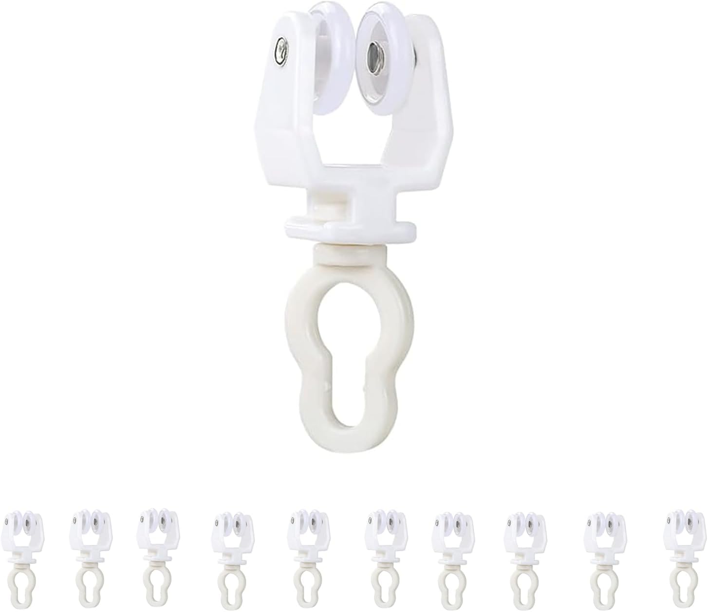 Sliding Garage Door Screen 2 Car with Track Closure - Medium Bend Pulley -10pack