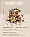 Flever Dollhouse Miniature DIY House Kit Creative Room with Furniture for Romantic Valentine's Gift (Gibon Sushi)