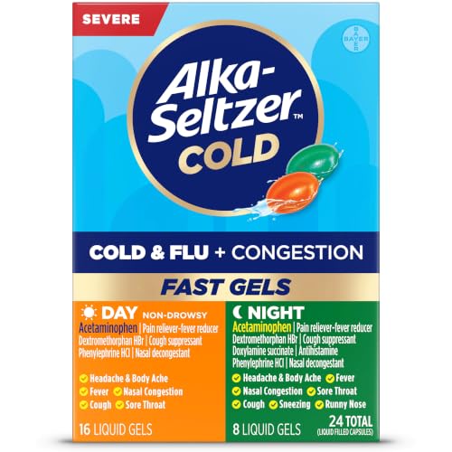 Alka-Seltzer Cold, Cold & Flu + Congestion...