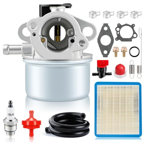 AUTOKAY 799868 Carburetor kit Compatible with 6-6.75 HP Craftsman Snapper 22' Push Mower Carb, with Air Filter Spark Plug Re#498170 799872 694202 497586 498254 Lawn Mower Parts