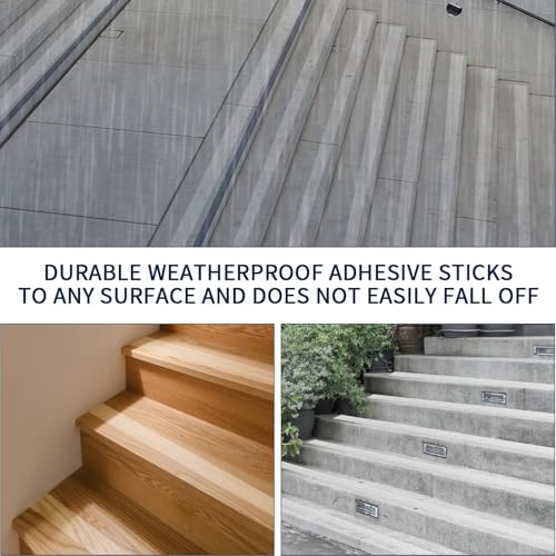 Image of Clear Anti Slip Tape for Stairs & Bathtubs, 2 inch x35FT Non-Skid Transparent Grip Tape - Soft PVC Safety Traction for Bare Feet, Pool Decks, Boats, Shower Floors