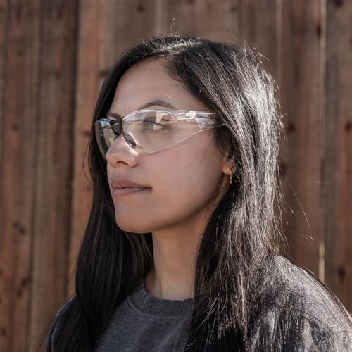 Image of GRITR Shooting Glasses - ANSI Z87.1 Safety Glasses w /Anti-Fog Lenses - Protective Eyewear for Indoor & Outdoor Activities