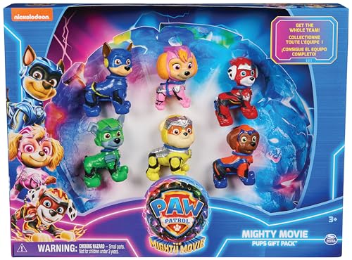 Paw Patrol La Super Patrouille Le Film Multipack 6 Figurines Figurine Pat Patrouille À Collectionner Chase Marcus Ruben Stella Rocky Zuma Pat Patrouille Jouet Jouet Enfant et + - vue 10