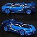 Lmoy 1:32 Scale Bugatti Chiron Vision Grand Turismo (GT) Zinc Alloy Pull Back Die-cast Model Car Toy Collection with Light & Sound (Blue)