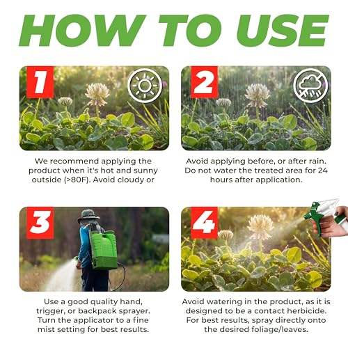 Image of ECO Garden PRO - Organic Vinegar Weed Killer | Kid /Pet Safe | Clover Moss, Green Grass & Poison Ivy Killer for Lawns | Spray Ready Glyphosate Free Herbicide (1 Gallon)