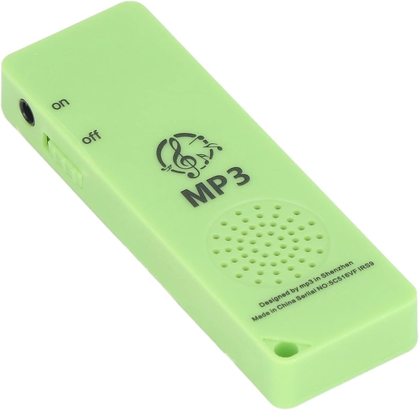 Kid Friendly Portable MP3 Player Lossless 20H Battery Safe Rounded Design Simple Controls 8GB Built in Storage