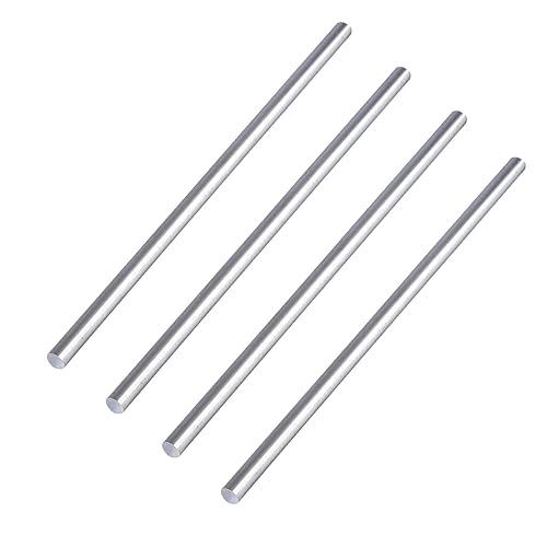 Miniatura 24 de 2 piezas de 1/2 "aluminio 6061 redondo Rod 16" largo sólido T6511 torno extruido Stock, tolerancia: +/-0.004 in