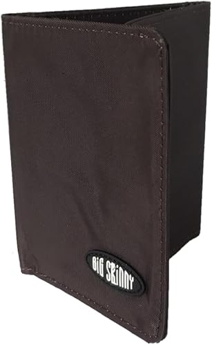 Big Skinny Billetera delgada de tres pliegues para hombre, con capacidad para hasta 25 tarjetas