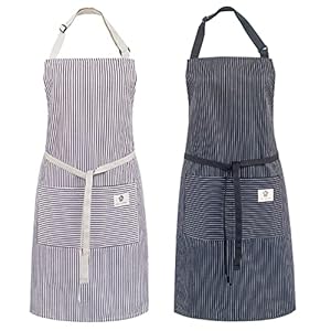 Cactusgirl Streifen Baumwollschürze 2 Stück